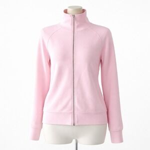 Caesars Palace Las Vegas Full Zip Fleece Jacket Sweatshirt Baby Pink Logo XL